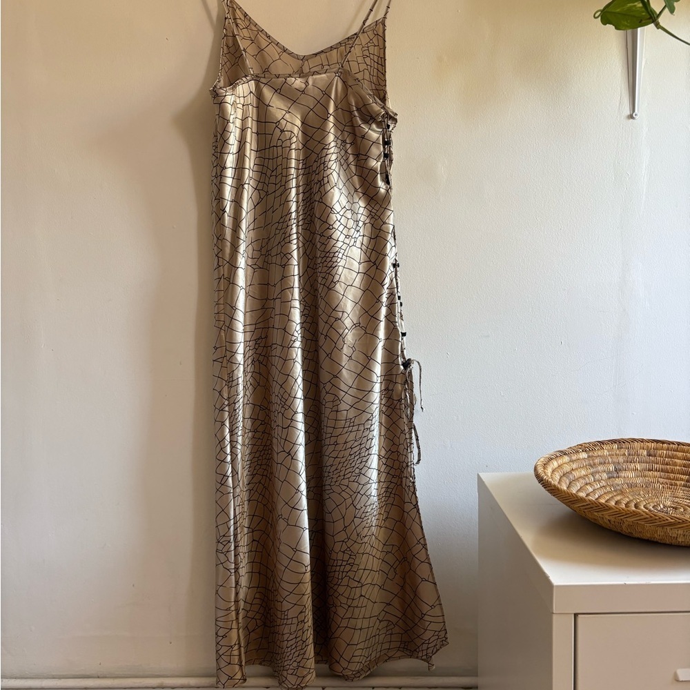 Vintage maxi slip dress (M) - Picture 7 of 8